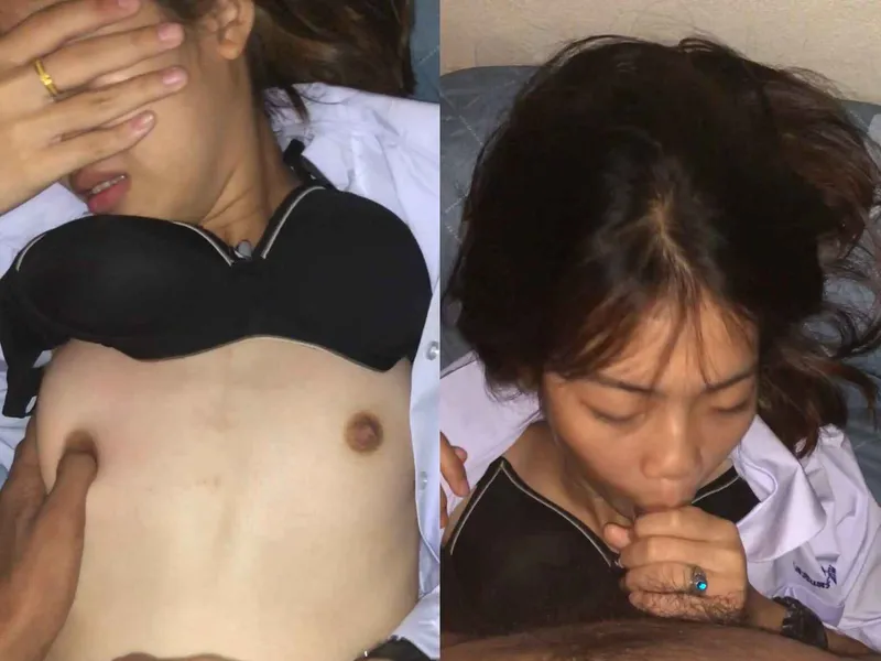 Huấn luyện gấu sinh viên thành một con đỹ dâm nghiện liếm dương vật p1